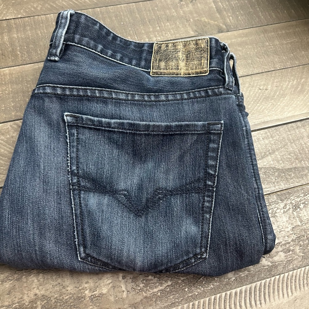 Guess Men's Dark Blue Relaxed Jeans, 34x30